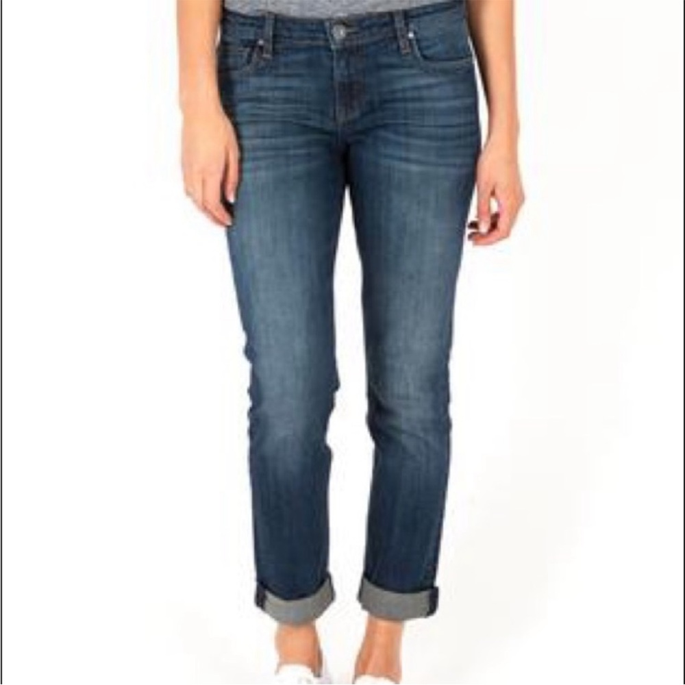 Kut from the Kloth Blue Boyfriend Jeans Relaxed Fit
